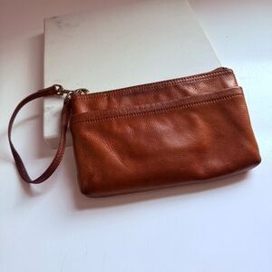 Margot New York Brown Leather Wallet/Clutch